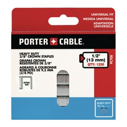 Porter Cable - 38IN CROWN STAPLES 12IN LENGTH QTY 1250 - PC708