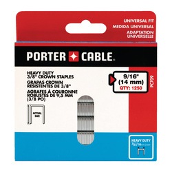 Porter Cable - 38IN CROWN STAPLES 916IN LENGTH QTY 1250 - PC709