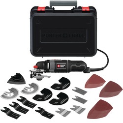 Porter Cable - 3 Amp Electric Oscillating MultiTool Kit with 52 Accessories - PCE605K52