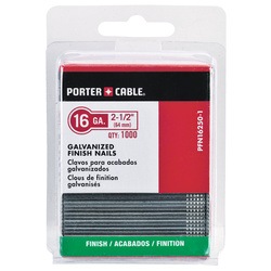 Porter Cable - 212 in 16 Ga Finish Nails 1000 Count - PFN16250-1