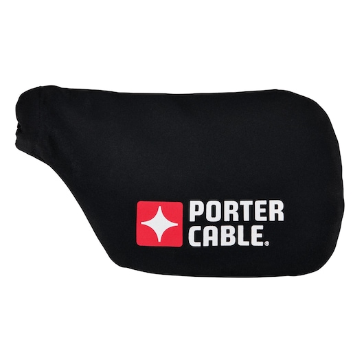 A black protective cover with the PORTER-CABLE logo printed in white and red on the side.
