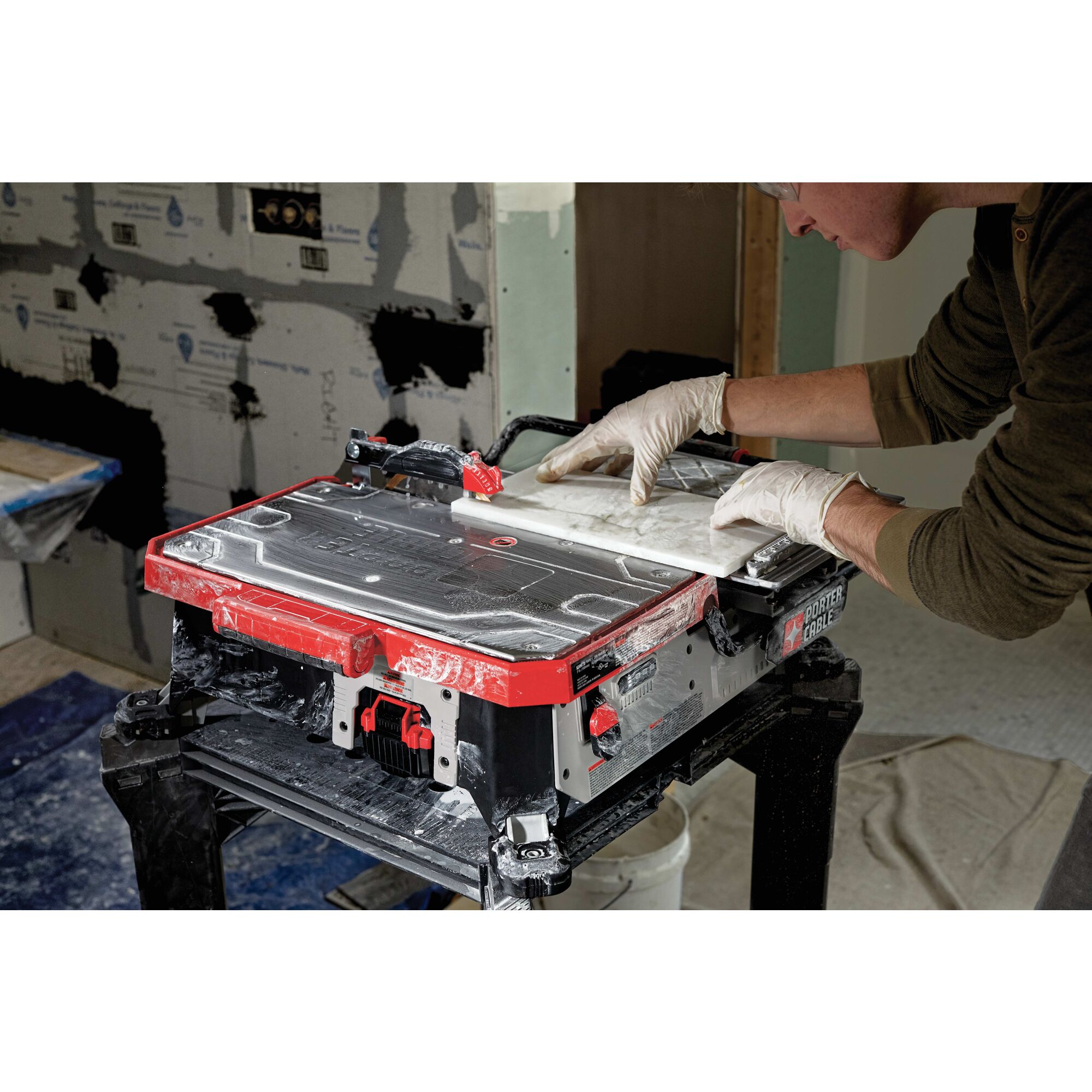 20V MAX 7 in. Table Top Wet Tile Saw PORTER CABLE